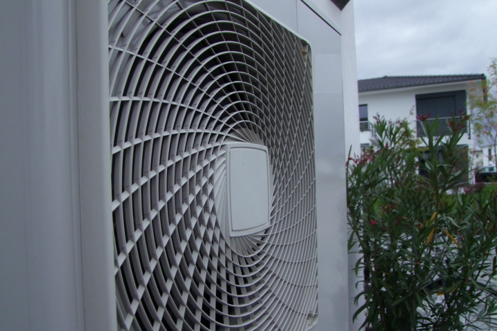 Bild einer Luftwärmepumpe